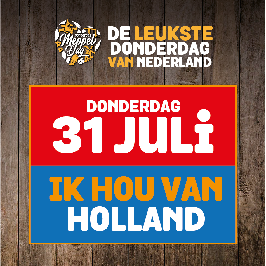 Donderdag Meppeldag 31 juli 2025