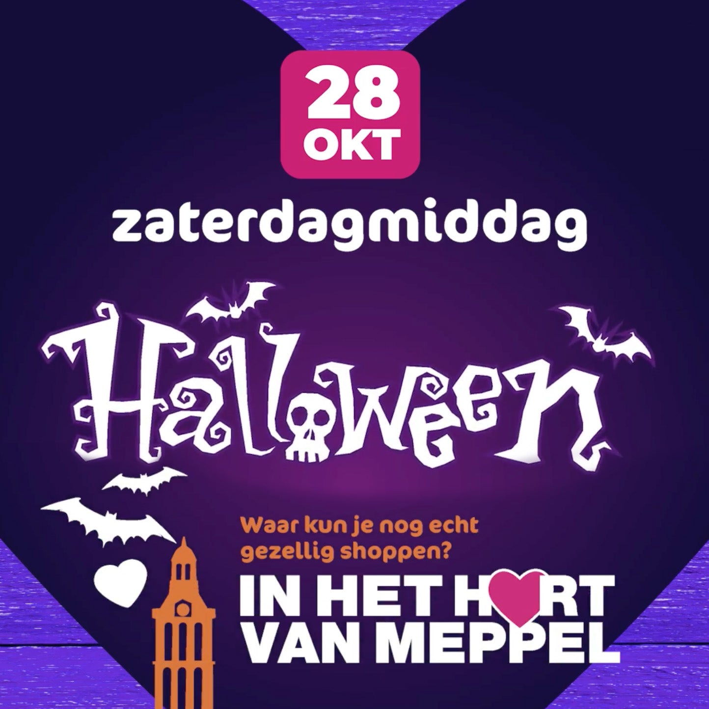 Zaterdag 28 oktober: Halloween in Meppel