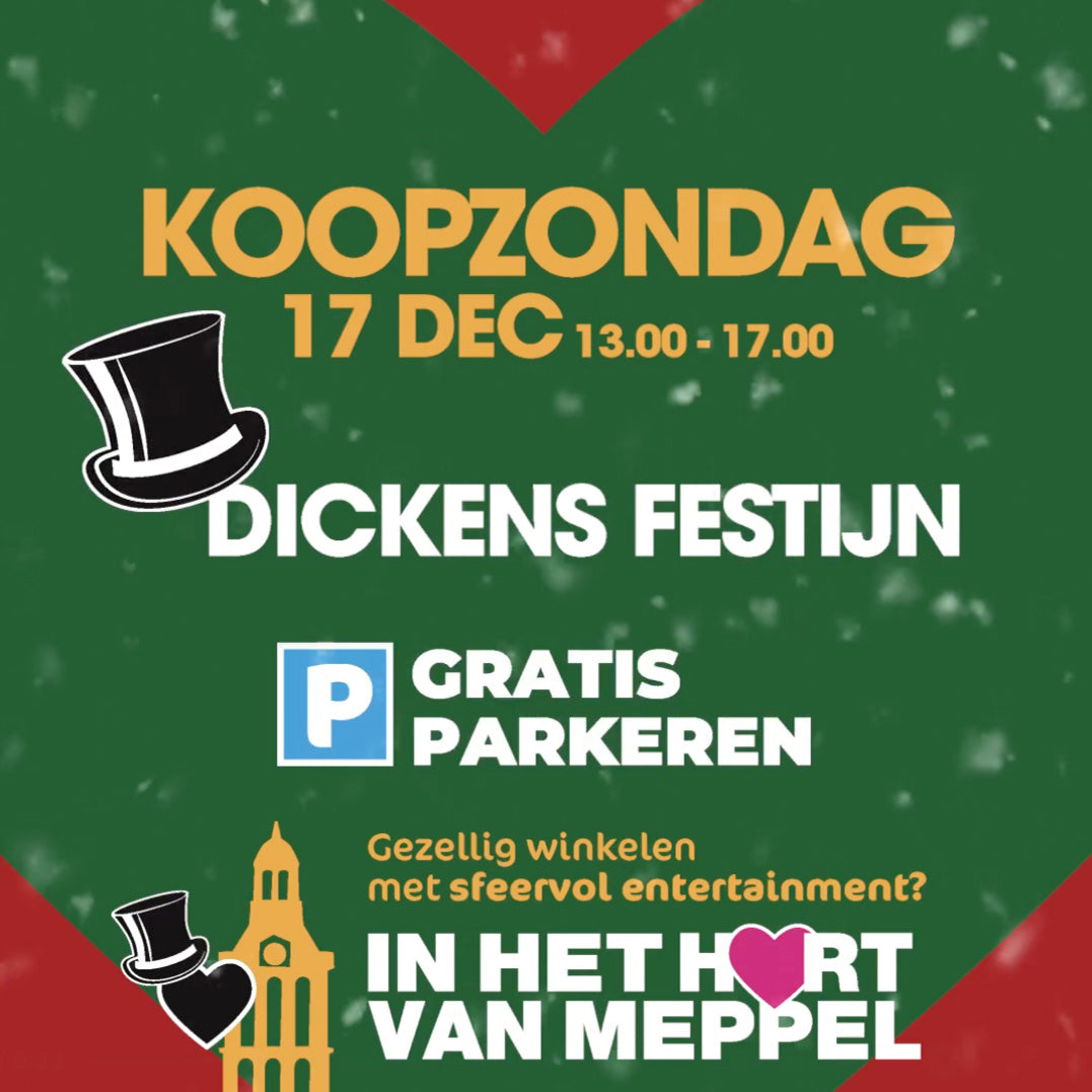17 december Koopzondag in Meppel