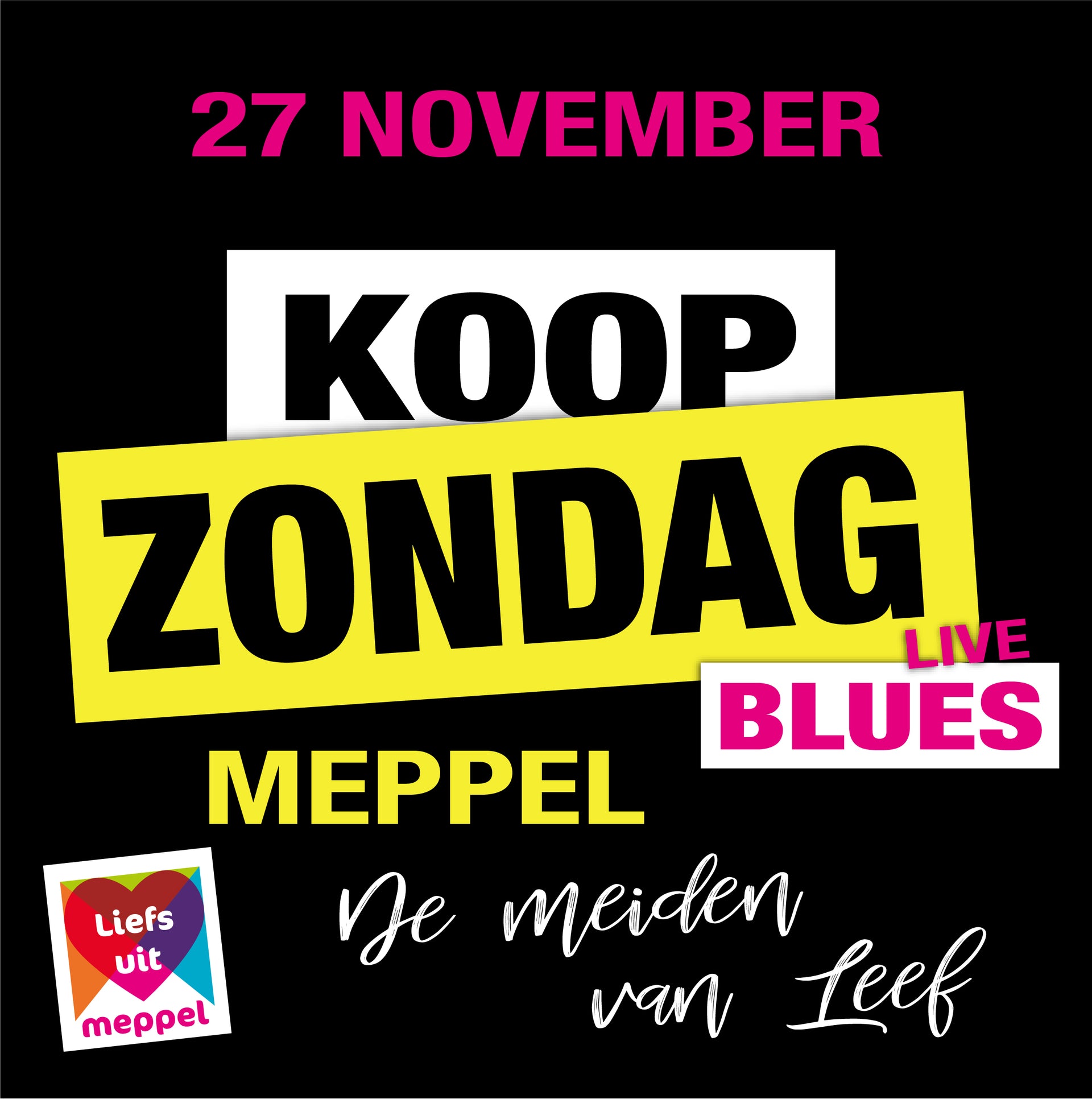 27 november Koopzondag Meppel