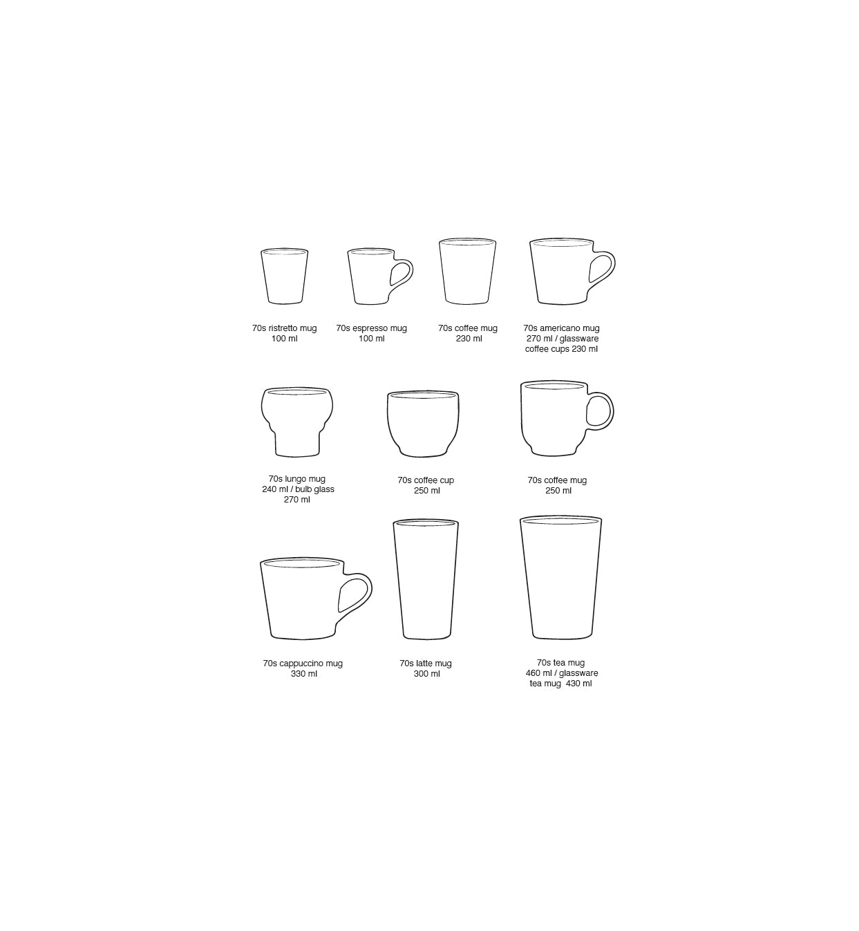 70's Ceramics Americano Mug Kelp - LEEF mode en accessoires