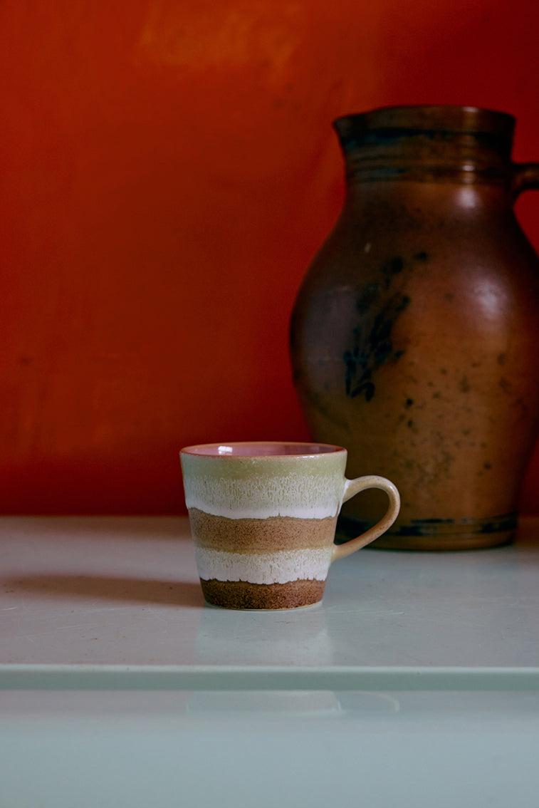 70's Ceramics Americano Mug Umber - LEEF mode en accessoires