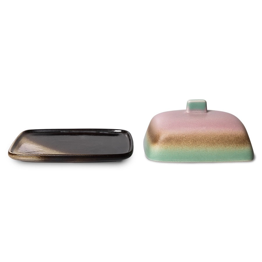 70s Ceramics Butter Dish Mercury - LEEF mode en accessoires