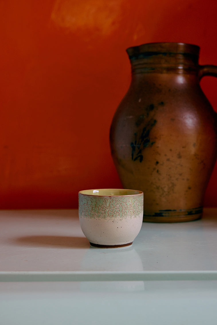 70's Ceramics Cafe Cup Chalk - LEEF mode en accessoires
