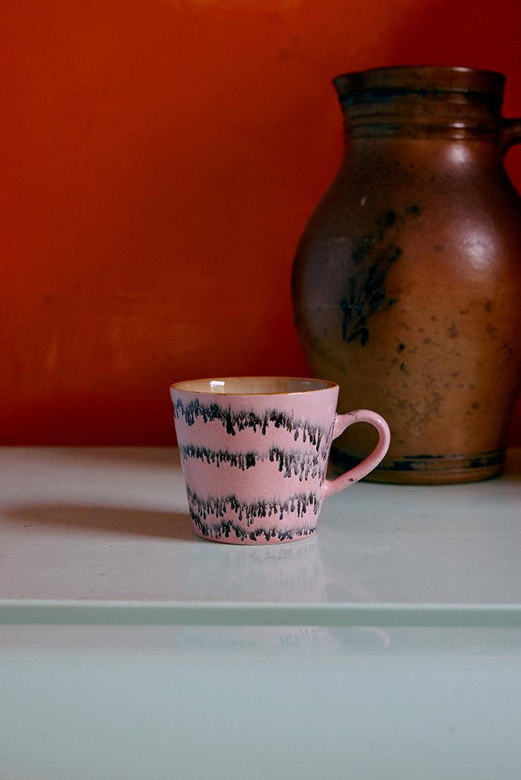 70's Ceramics Cappuccino Mug Bubble - LEEF mode en accessoires