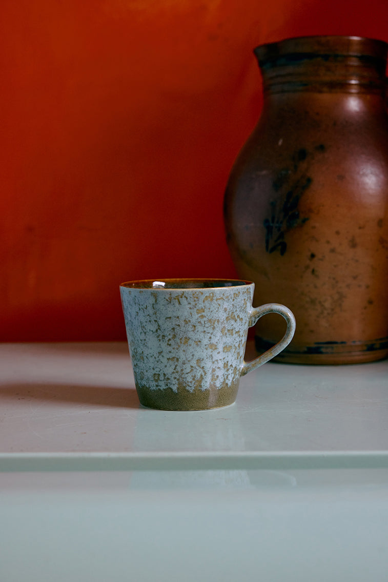 70's Ceramics Cappuccino Mug Verdigris - LEEF mode en accessoires