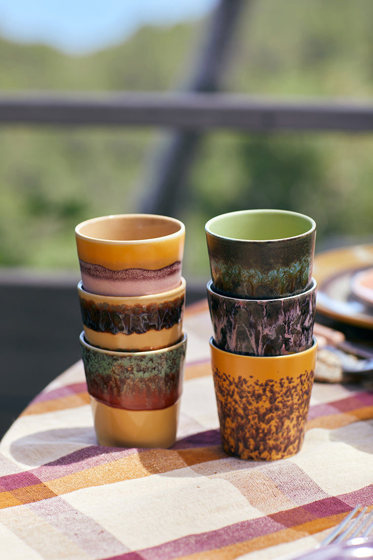70's Ceramics Coffee Mug Cliffs - LEEF mode en accessoires