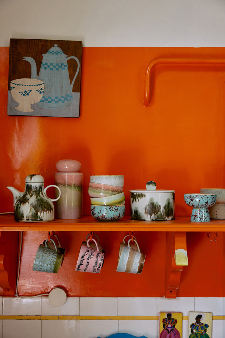 70's Ceramics Coffee Pot Tide Tide - LEEF mode en accessoires