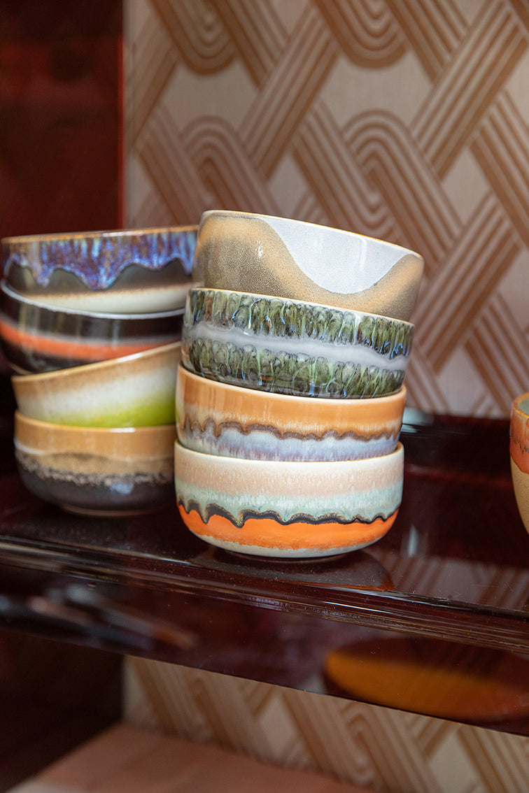 70's Ceramics Dessert Bowl Fern - LEEF mode en accessoires