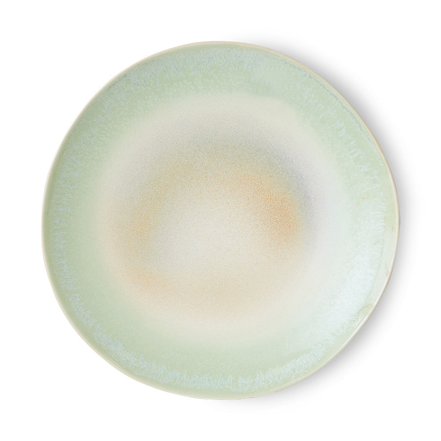 70's Ceramics Dinner Plate Palms - LEEF mode en accessoires