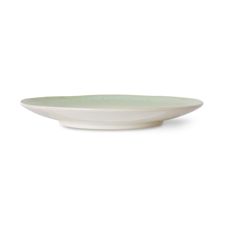 70's Ceramics Dinner Plate Palms - LEEF mode en accessoires
