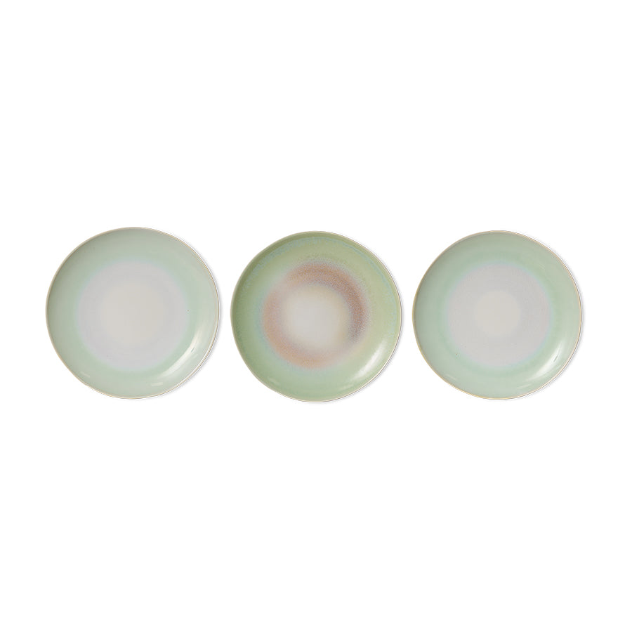 70's Ceramics Dinner Plate Palms - LEEF mode en accessoires