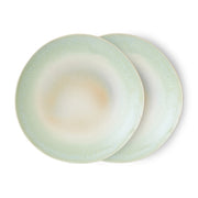 70's Ceramics Dinner Plate Palms - LEEF mode en accessoires