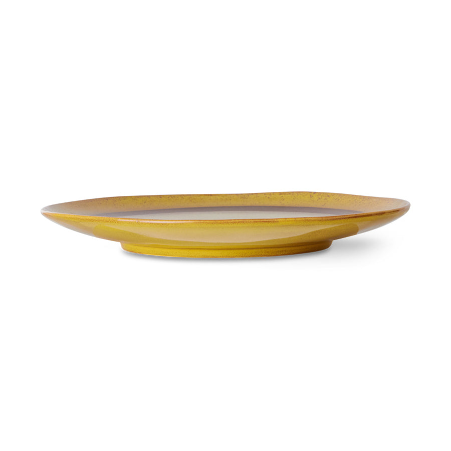 70's Ceramics Dinner Plates Coconut - LEEF mode en accessoires