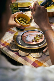 70's Ceramics Dinner Plates Coconut - LEEF mode en accessoires