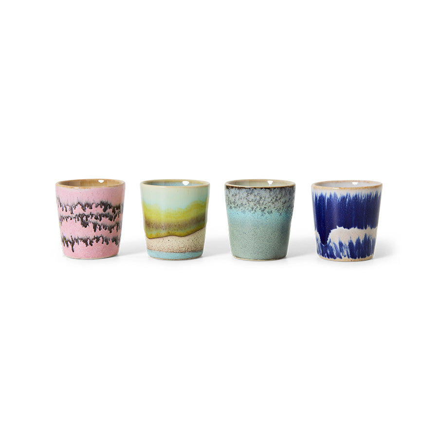 70's Ceramics Egg Cups (set of 4) Vibrance - LEEF mode en accessoires