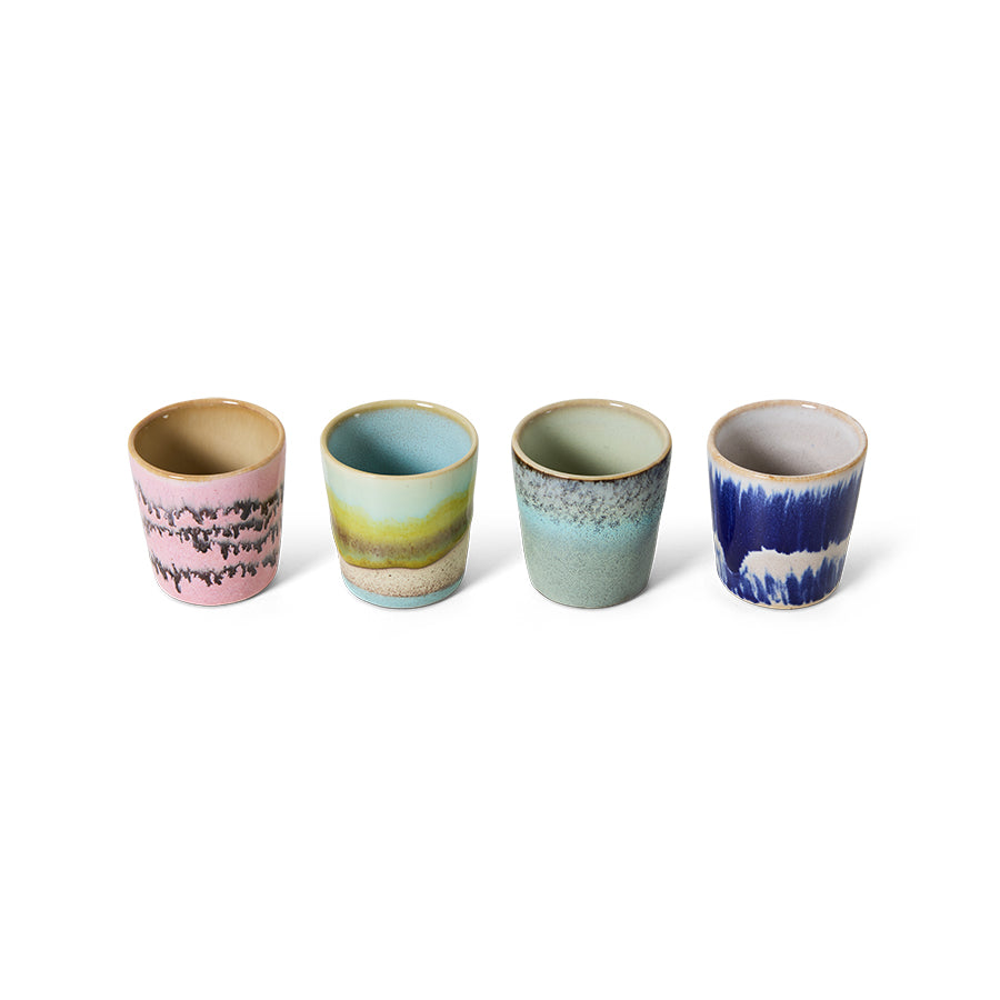 70's Ceramics Egg Cups (set of 4) Vibrance - LEEF mode en accessoires
