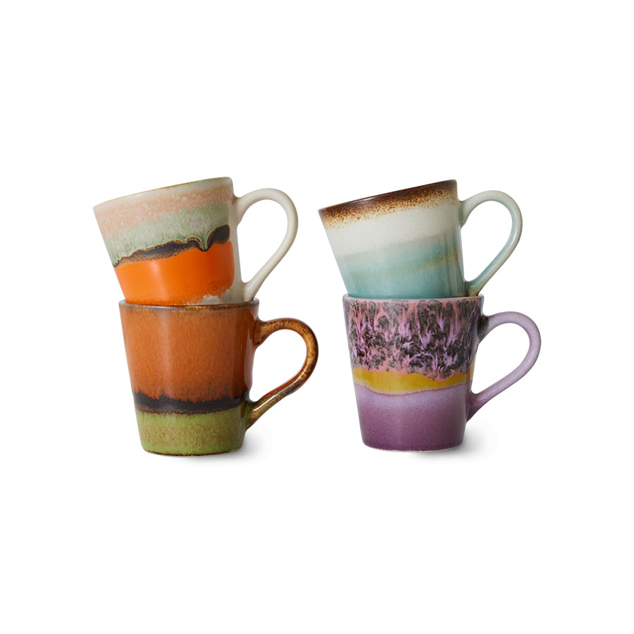 70's Ceramics Espresso Mug Golden Hour - LEEF mode en accessoires