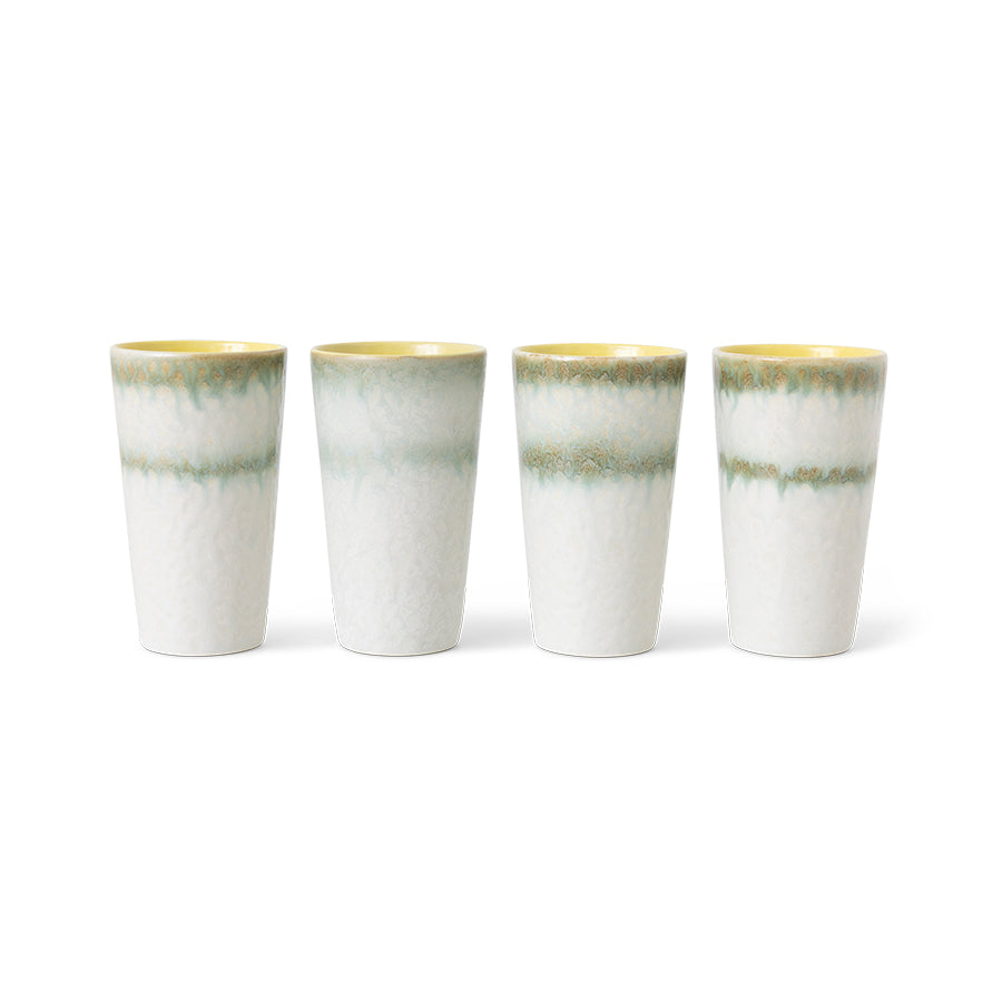 70's Ceramics Latte Mug Petal - LEEF mode en accessoires
