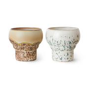 70's Ceramics Lungo Mugs hail - LEEF mode en accessoires
