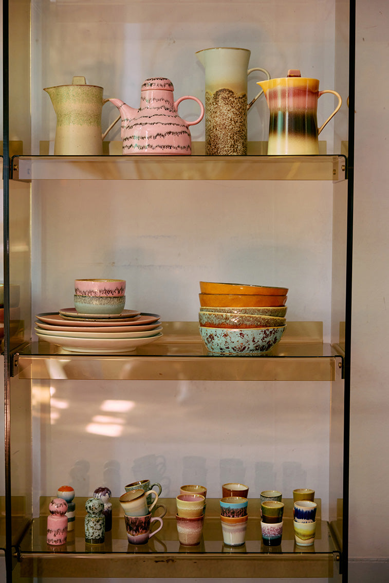 70's Ceramics Pasta Bowl Patina - LEEF mode en accessoires