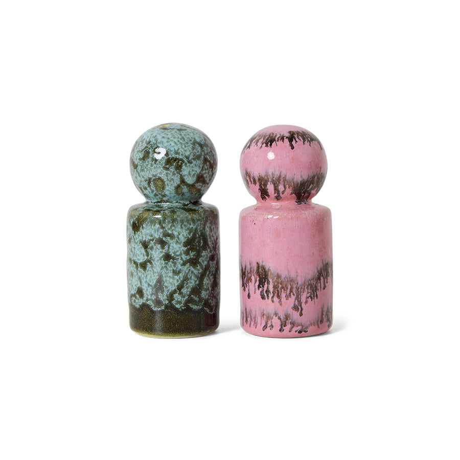 70's Ceramics Pepper & Salt Jar Baroque - LEEF mode en accessoires