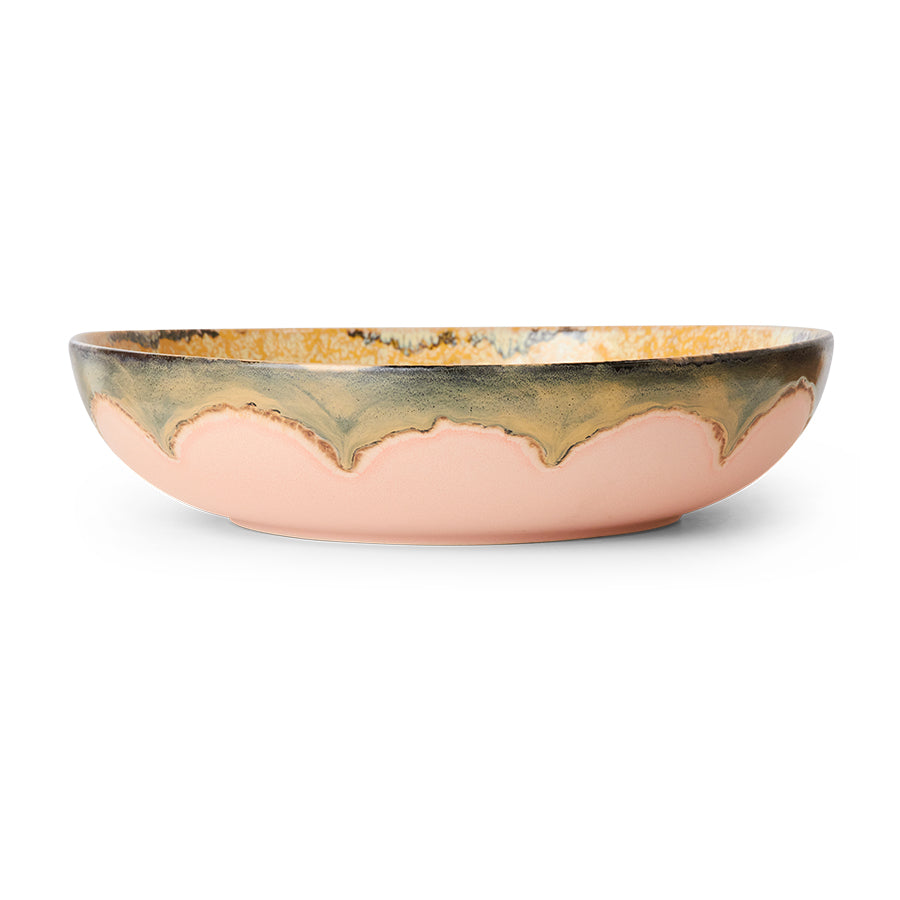 70's Ceramics Salad Bowl Sunflower - LEEF mode en accessoires