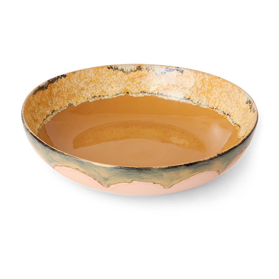 70's Ceramics Salad Bowl Sunflower - LEEF mode en accessoires