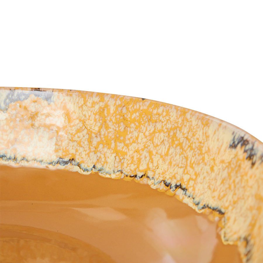 70's Ceramics Salad Bowl Sunflower - LEEF mode en accessoires
