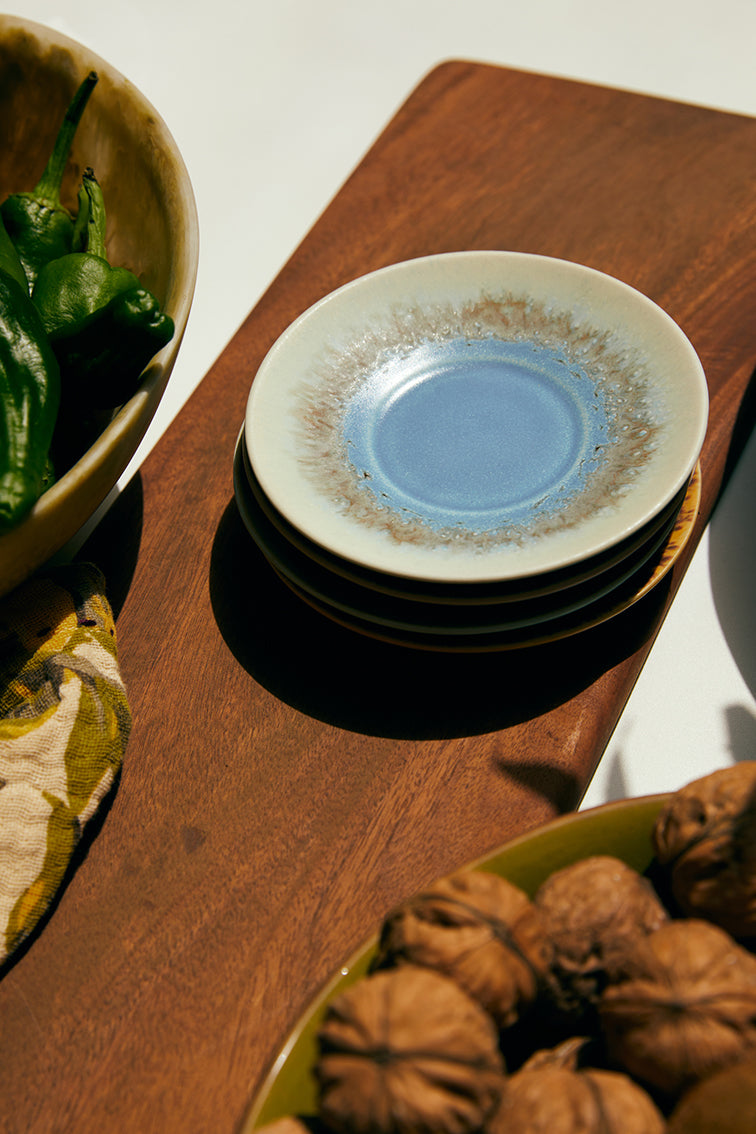 70's Ceramics Saucer Azure - LEEF mode en accessoires
