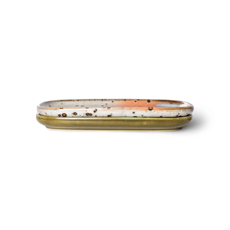 70s Ceramics Small Trays Atlas - LEEF mode en accessoires