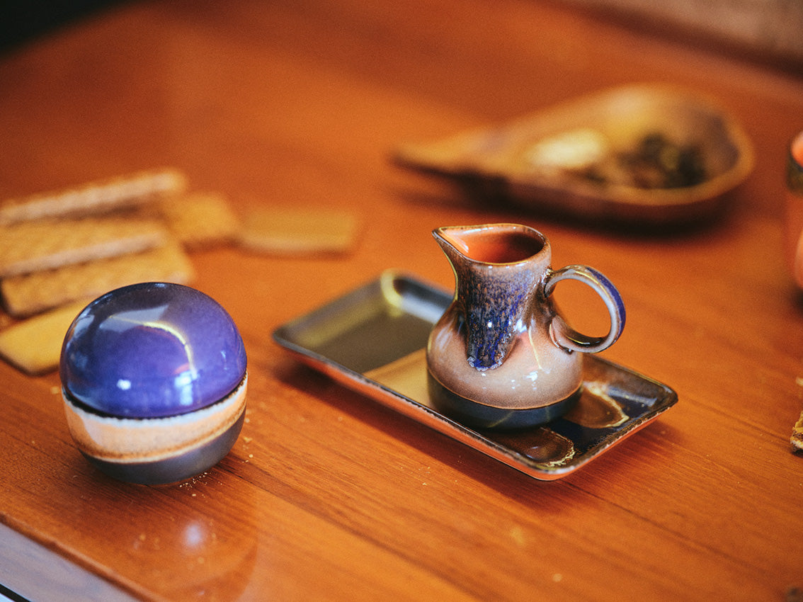 70's Ceramics Small Trays Twenty Four Hours Multiple Colour - LEEF mode en accessoires
