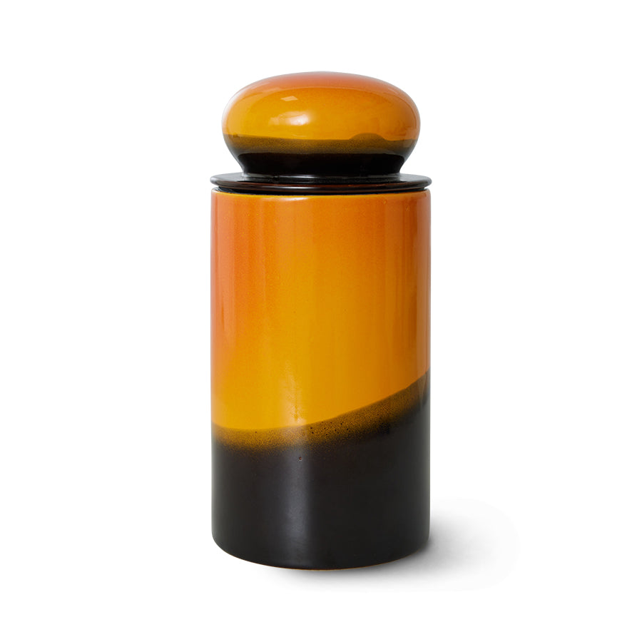 70's Ceramics Storage Jar Sunshine - LEEF mode en accessoires