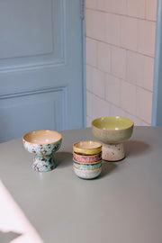 70's Ceramics Tapas Bowl on Base S Patina - LEEF mode en accessoires