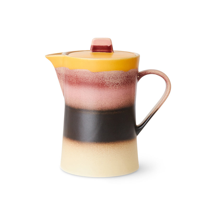 70's Ceramics Tea Pot Sunset - LEEF mode en accessoires