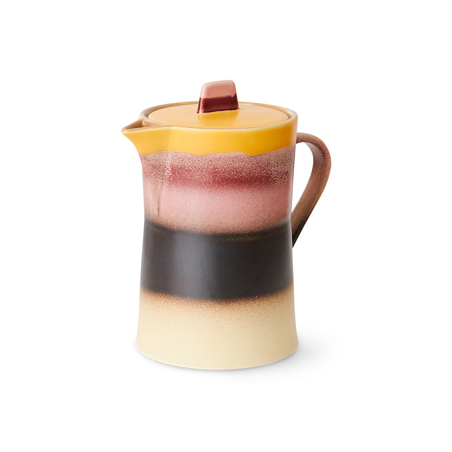 70's Ceramics Tea Pot Sunset - LEEF mode en accessoires