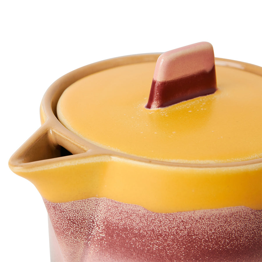 70's Ceramics Tea Pot Sunset - LEEF mode en accessoires