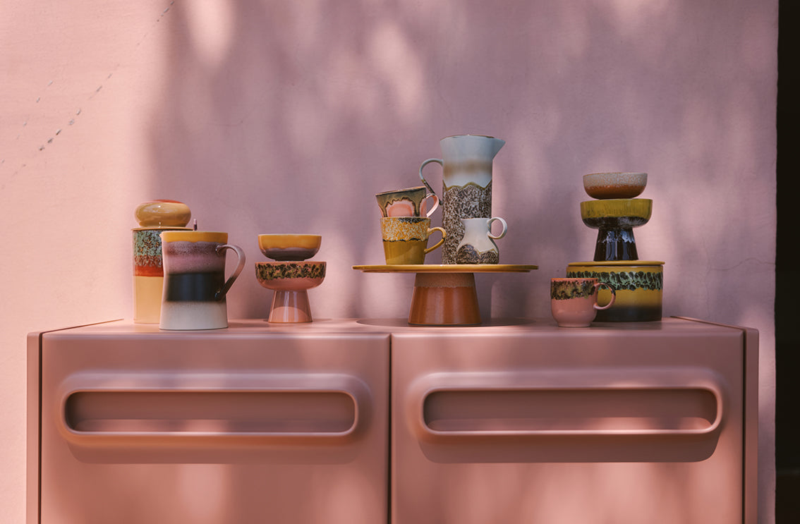 70's Ceramics Tea Pot Sunset - LEEF mode en accessoires