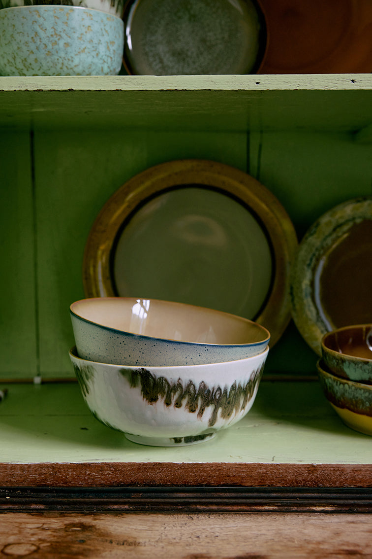 70s ceramics: ramen bowl Tide - LEEF mode en accessoires