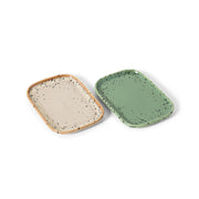70s ceramics: small trays (set of 2) Crayon - LEEF mode en accessoires