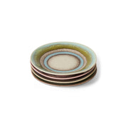 70's ceramics saucers Doodle  Skyline - LEEF mode en accessoires