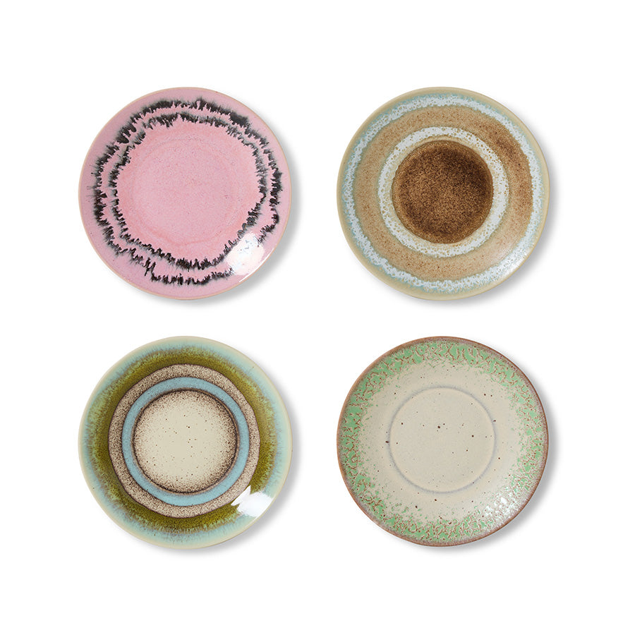 70's ceramics saucers Doodle  Slush - LEEF mode en accessoires