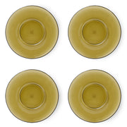 70's glassware saucers Mud Brown - LEEF mode en accessoires