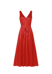 ACHOUAK Robe Rouge - LEEF mode en accessoires