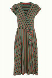Abigail Dress Castillo Stripe 001 Black - LEEF mode en accessoires