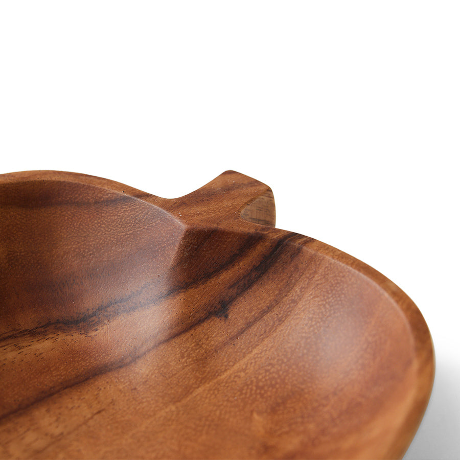 Acacia apple bowl M - LEEF mode en accessoires