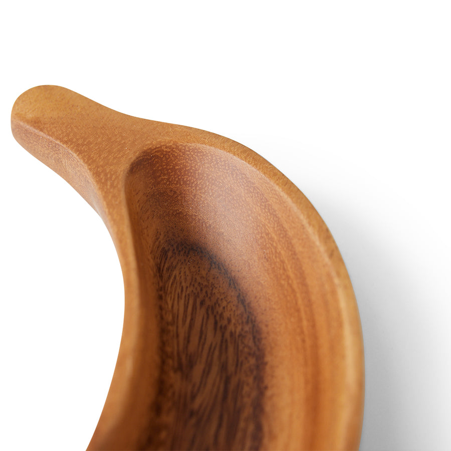 Acacia banana bowl - LEEF mode en accessoires