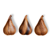 Acacia pear bowl M - LEEF mode en accessoires