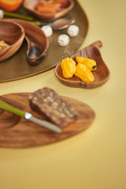 Acacia pear bowl M - LEEF mode en accessoires