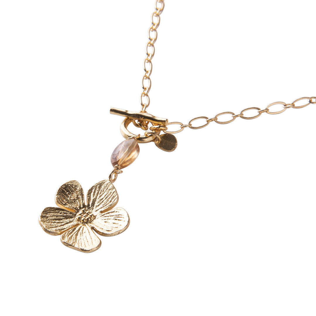 Admirable Citrine Necklace GP Citrine - LEEF mode en accessoires